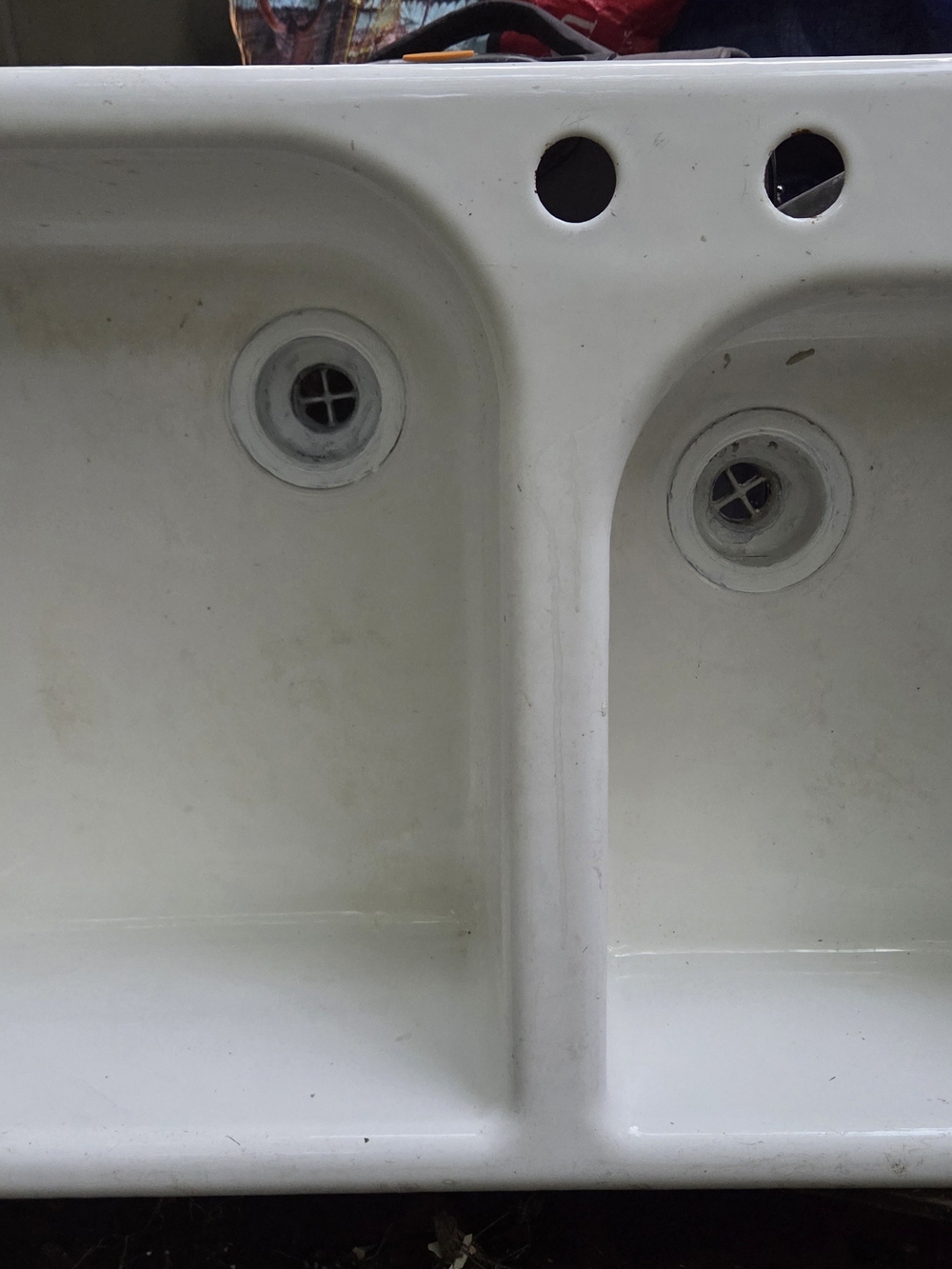 Kohler Cast iron double basin Kitchen Sink